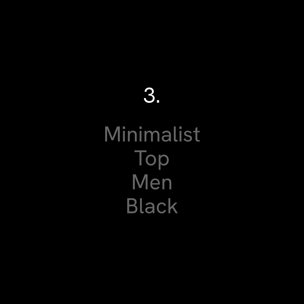 Minimalist V-Neck Scrub Top (Black)