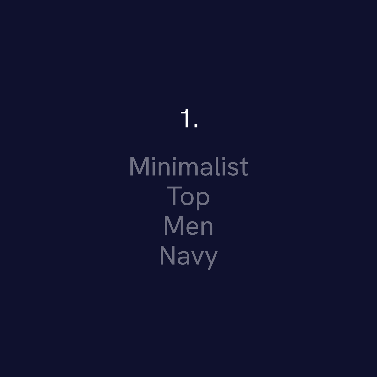 Minimalist V-Neck Scrub Top (Navy)