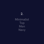 Minimalist V-Neck Scrub Top (Navy)
