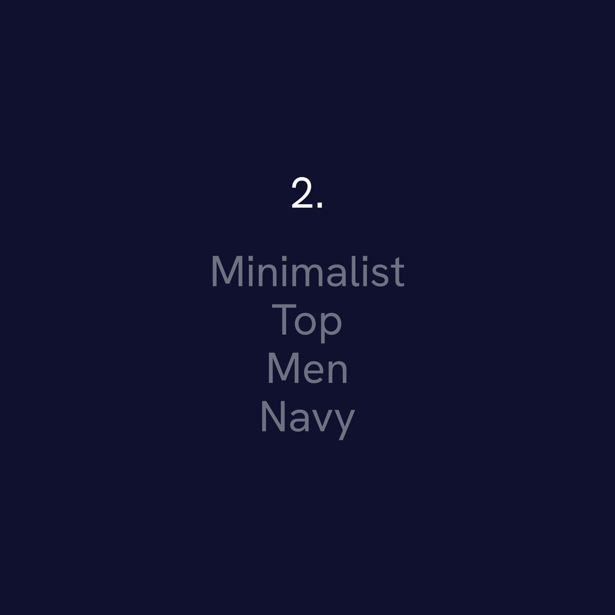 Minimalist V-Neck Scrub Top (Navy)