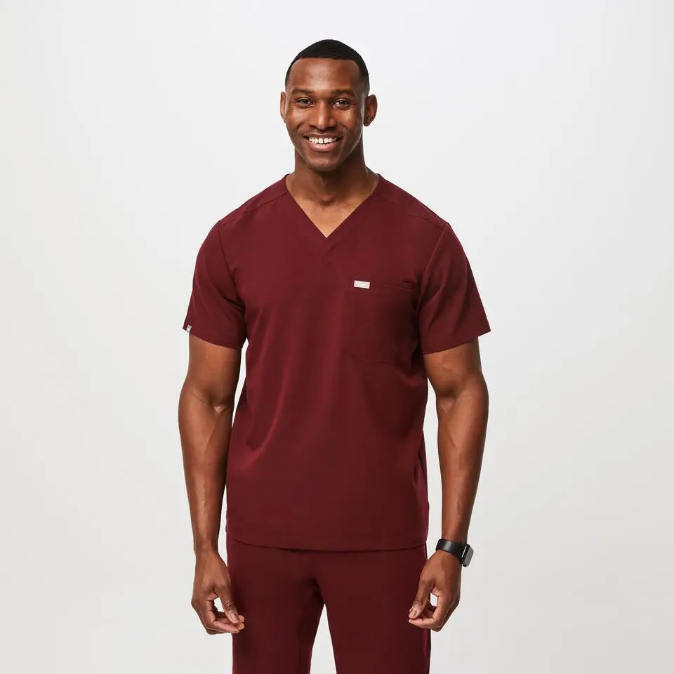 Kare Essential Scrub Top (Burgandy)