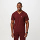Essential Scrub Top (Burgandy)