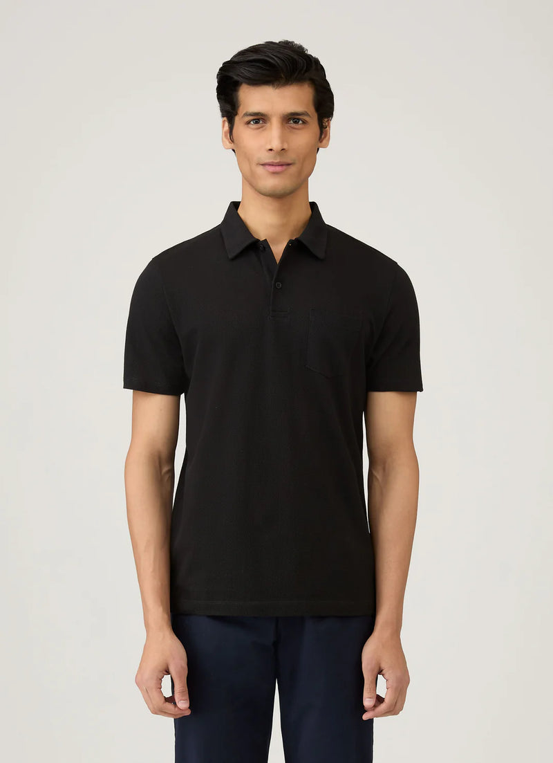 DRYLO™ Premium Cotton DryFit Polo T-Shirt (Black)