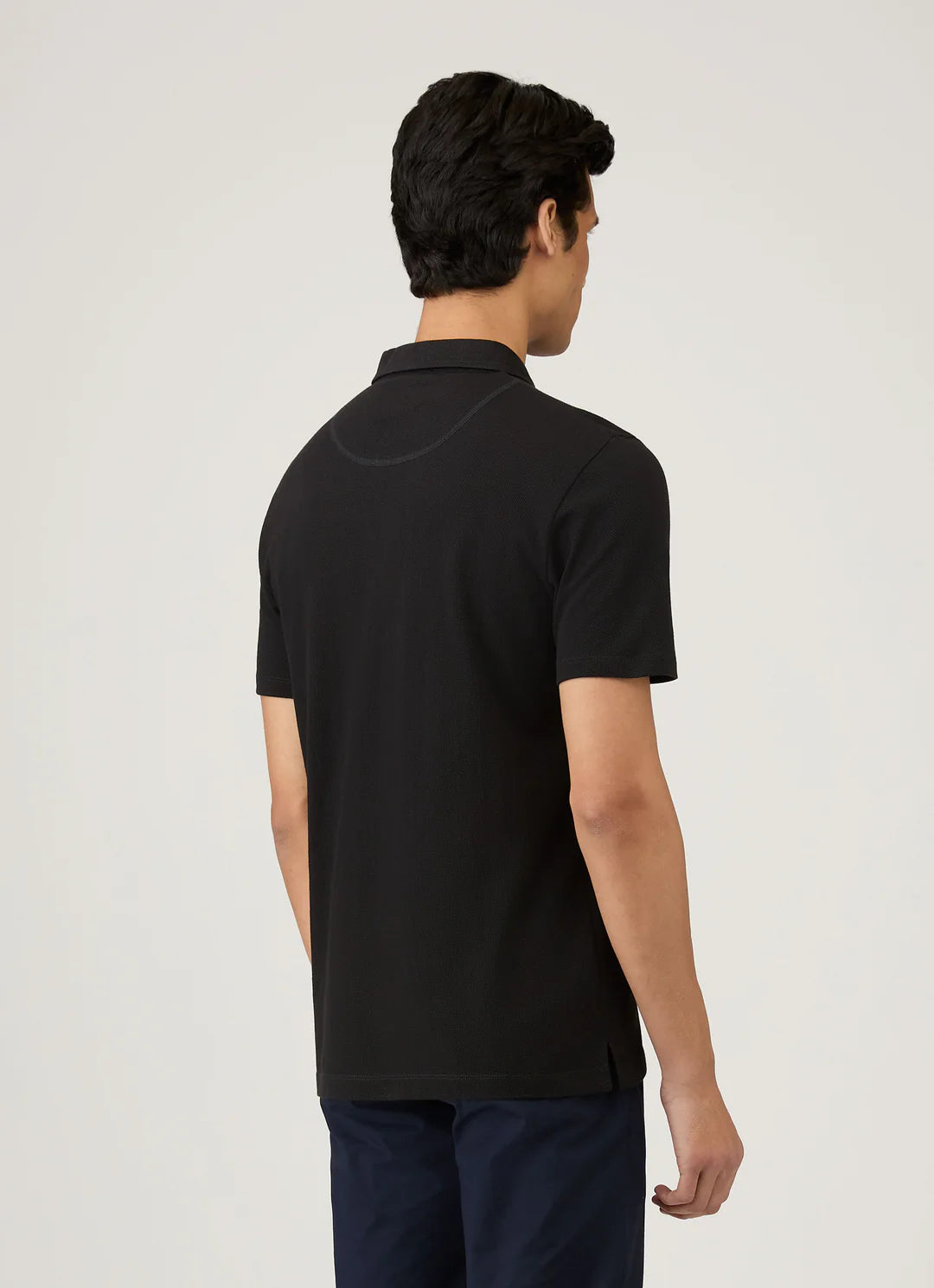DRYLO™ Premium Cotton DryFit Polo T-Shirt (Black)